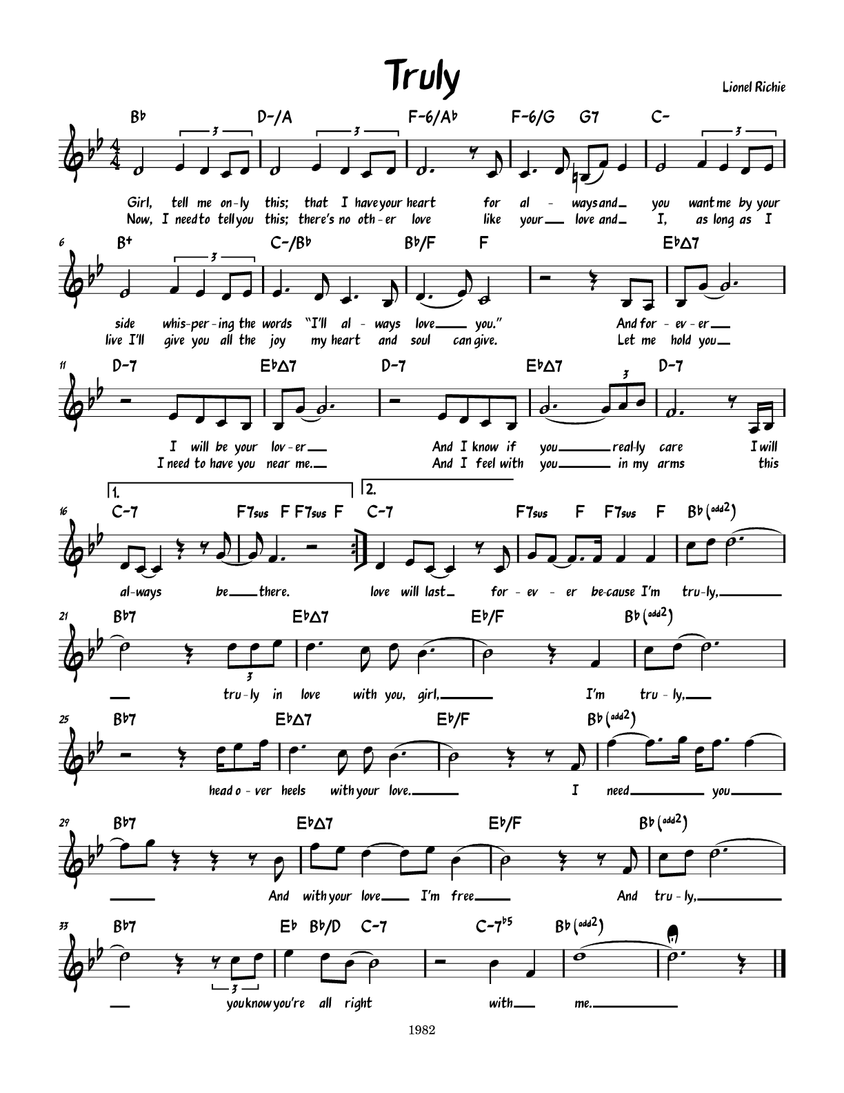 Sheet Music